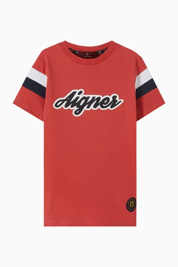 Graphic Logo T-shirt in Cotton