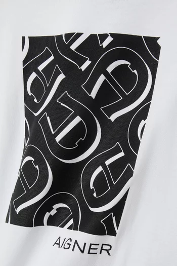 Graphic Logo T-shirt in Cotton