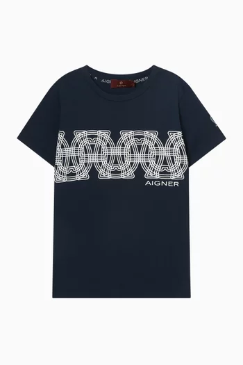 Logo-print T-shirt in Cotton