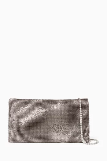 Your Best Friend La Petite Clutch Bag in Crystal Mesh