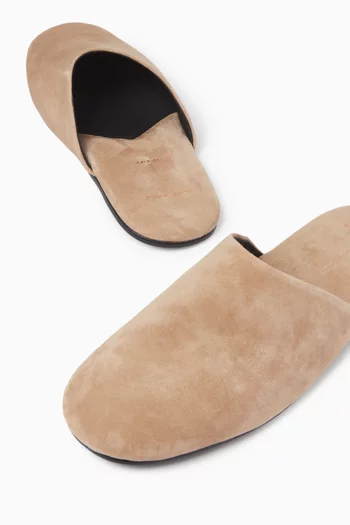 Shiloh Slip-on Mules in Suede
