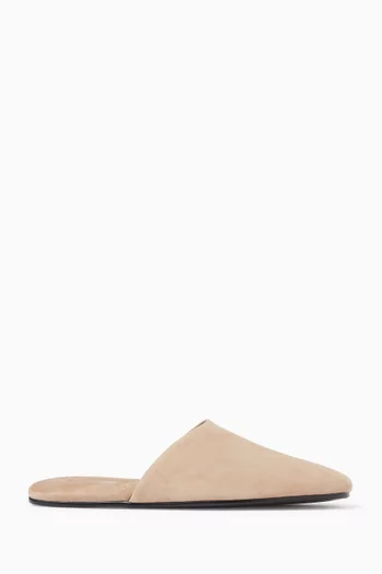 Shiloh Slip-on Mules in Suede