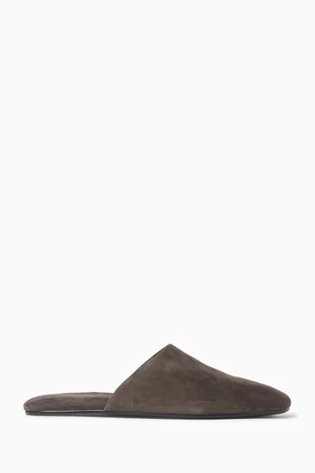 Shiloh Slip-on Mules in Suede