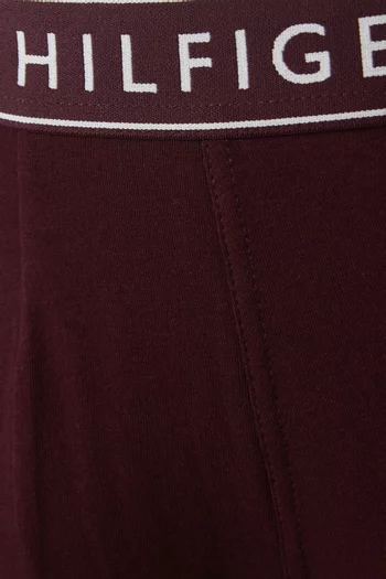 Logo Trunks in Stretch Cotton, Set of 3