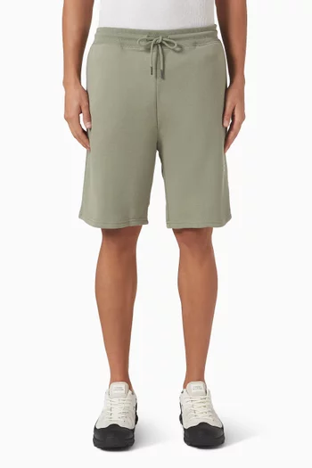 شورت رياضي بشعار الماركة مزيج قطن