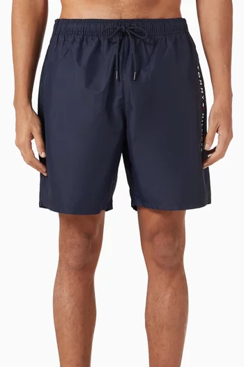Logo Drawstring Swim Shorts