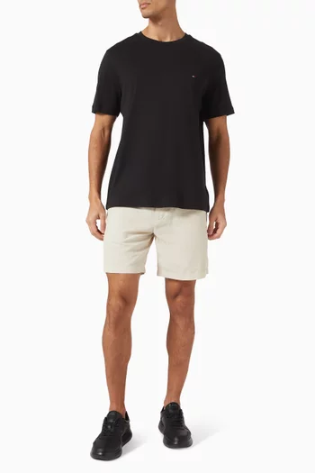 Interlock Knit T-shirt in Cotton