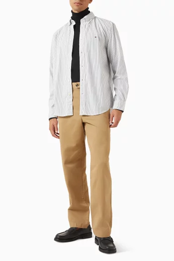 Core Hairline Shirt in Cotton-poplin