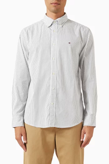 Core Hairline Shirt in Cotton-poplin