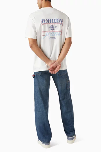 تي شيرت بلاي بشعار الماركة قطن