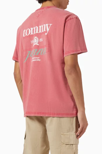 تي شيرت بلاي بشعار الماركة قطن