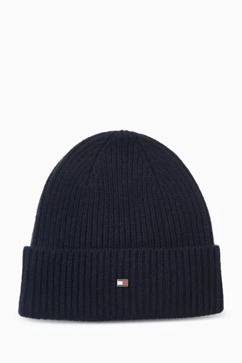 Flag Beanie in Cashmere