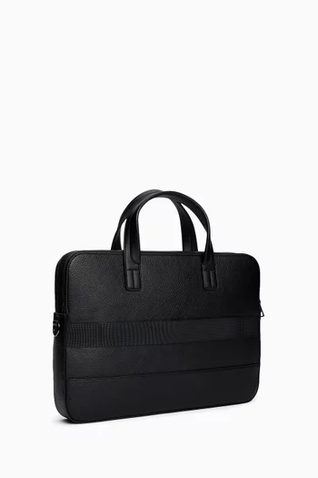 Metal Logo Laptop Bag