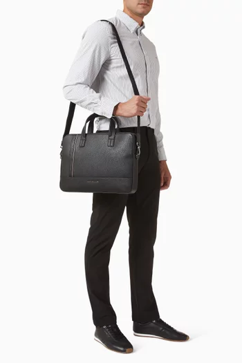 Metal Logo Laptop Bag