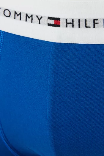 Logo Trunks in Stretch-cotton, Set of 3