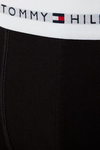 Signature Logo Trunks in Stretch Cotton, Set of 7