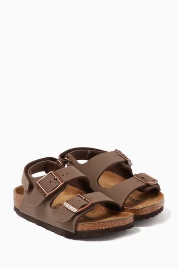 Milano Sandals in Birko-Flor® & Nubuck