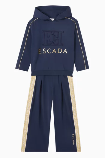 Side Stripe Logo Sweatpants