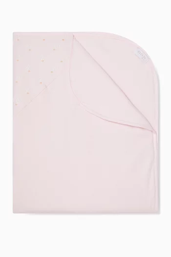 Heart Logo Blanket in Cotton