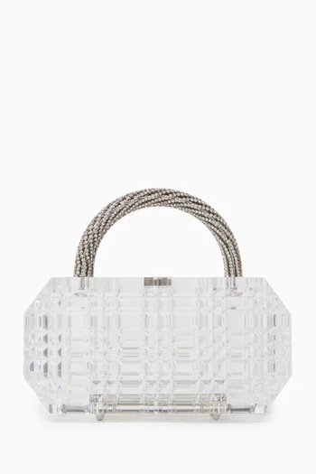 Sierra Clear Clutch in Acrylic