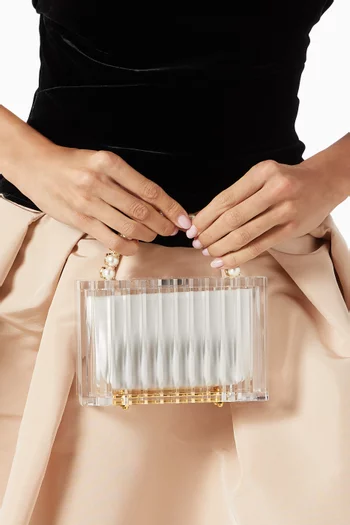 Yara Clutch in Acrylic