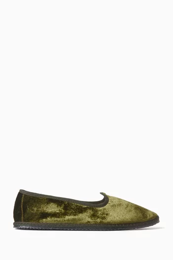 Furlana Flats in Velvet