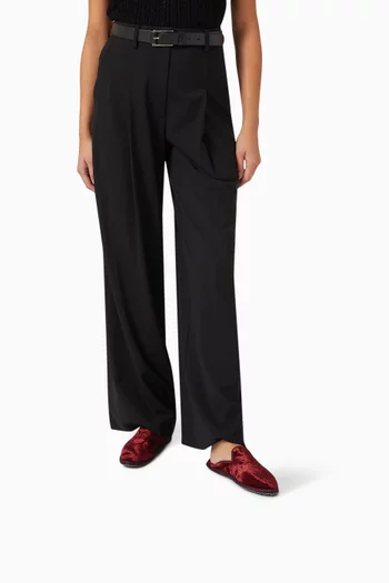 Furlane Sabots in Velvet