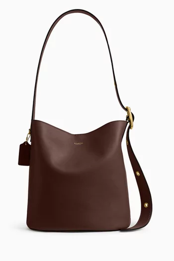 Bleecker Bucket Bag in Grained Leather