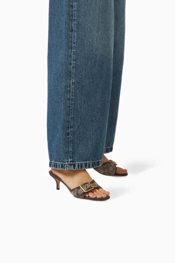 Margot 55 Sandals in Signature Jacquard