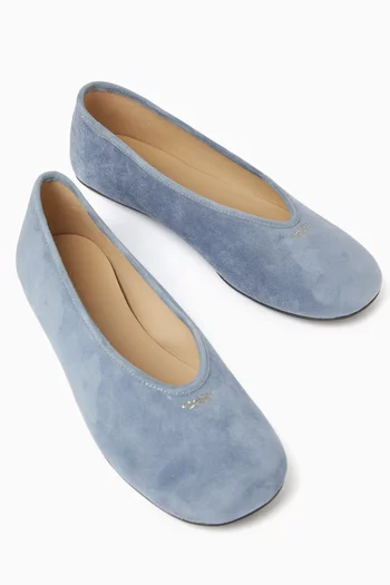 Houston Ballerina Flats in Suede