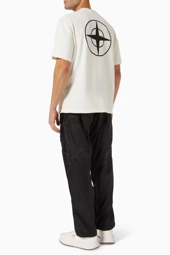 Logo-print T-shirt in Combed Cotton-jersey