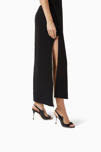 Minza 105 Slingback Sandals in Patent Leather