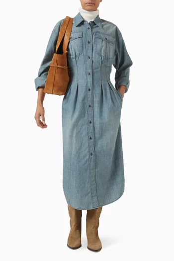 Nolwen Dress in Denim