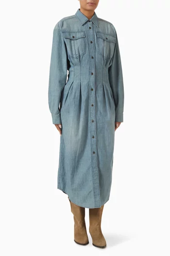 Nolwen Dress in Denim