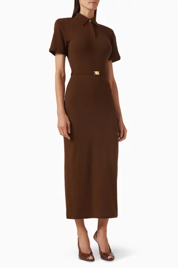 Belted Polo Dress