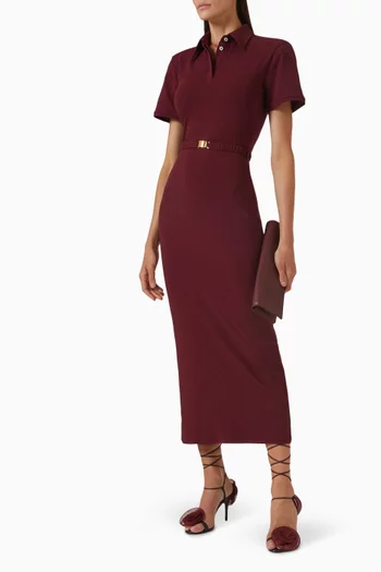 Belted Polo Dress