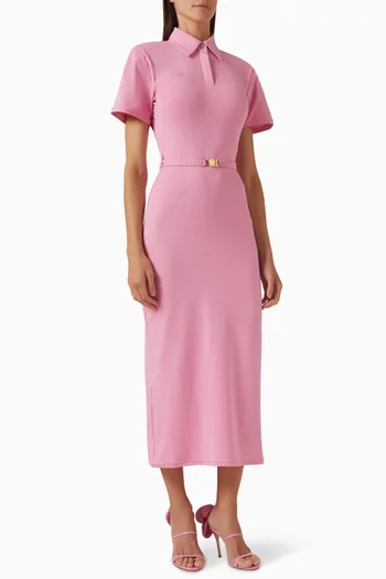 Belted Polo Dress