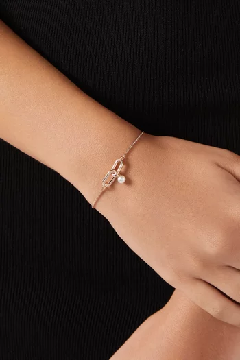 سوار كونستيلا معدن مطلي بالذهب الوردي