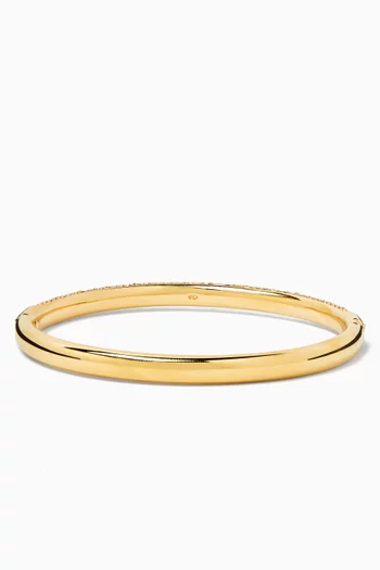 Sublima Pavé Bangle in Gold-plated Metal