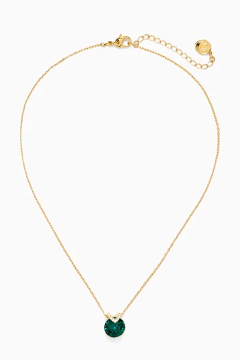 Bella V Pendant Necklace in Gold-plated Metal