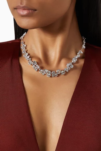 Constella Necklace in Rhodium-plated Metal