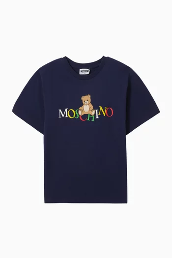 Bear Logo T-shirt in Cotton