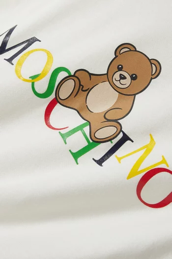 Bear Logo T-shirt in Cotton