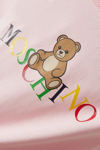 Bear Logo T-shirt in Cotton