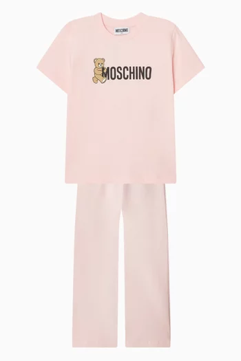 Bear Logo T-shirt in Cotton