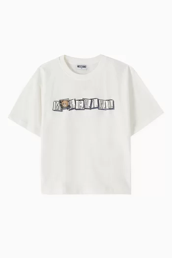 Logo Print T-shirt in Cotton