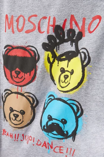 Graffiti Bear T-shirt in Cotton