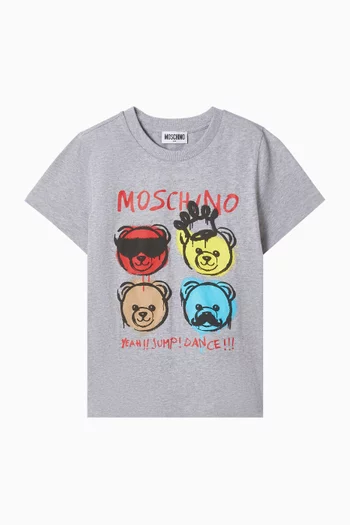Graffiti Bear T-shirt in Cotton