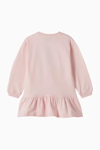 Logo Sweatshirt Dress in Cotton