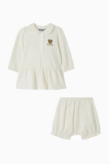 Bear Co-ord Set in Stretch Cotton